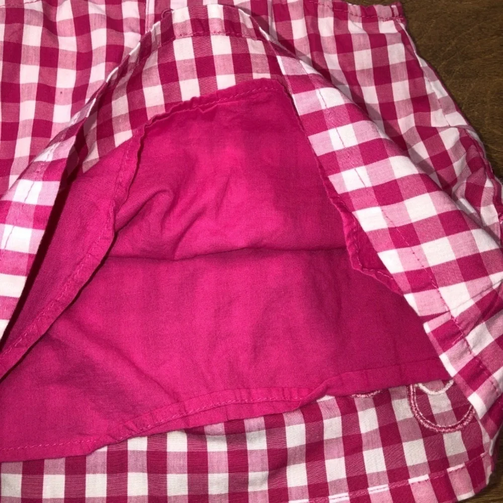 Nanette Girls 24 Months Pink Checkered Floral Summer Dress